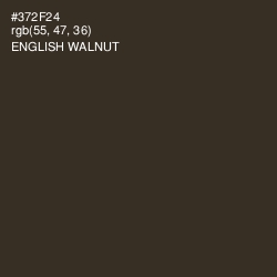 #372F24 - English Walnut Color Image